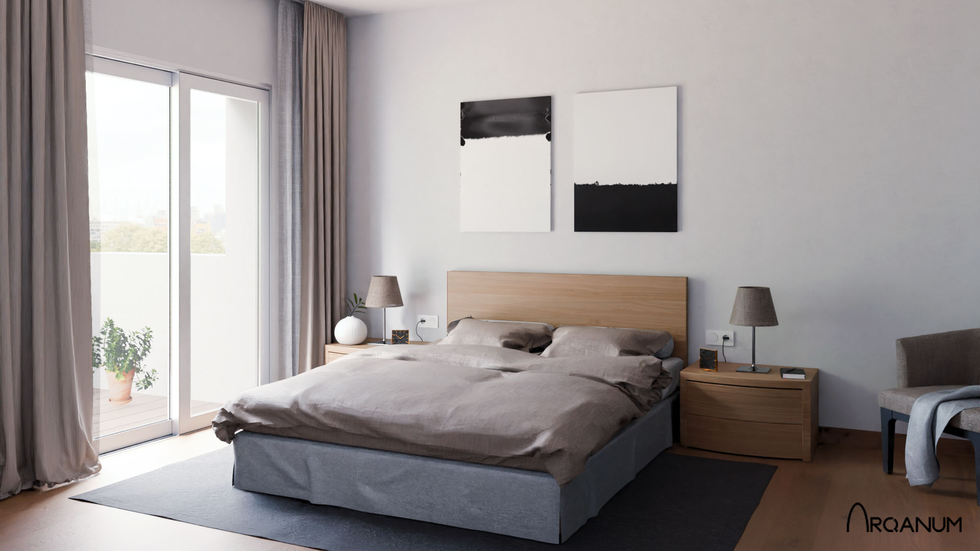 Viviendas en Córdoba, dormitorio